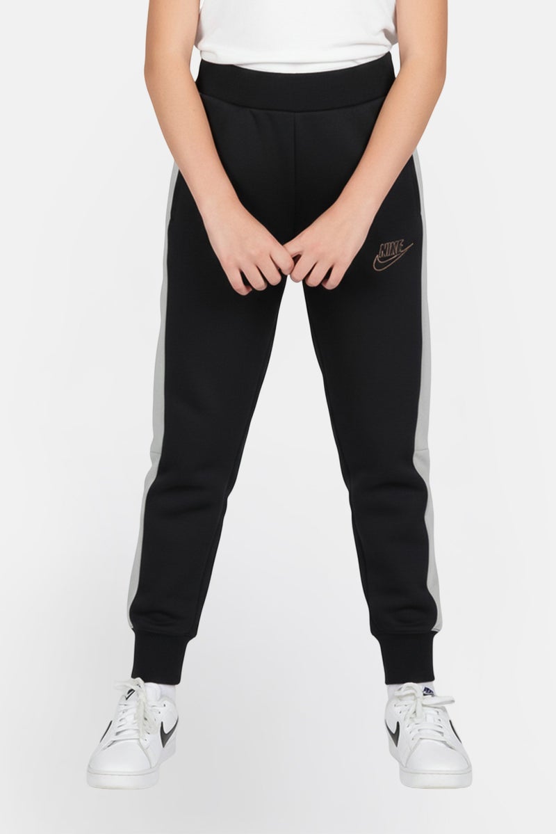 Nike Kids Girl Sportswear Fit Training Sweatpants, Black - Image 1